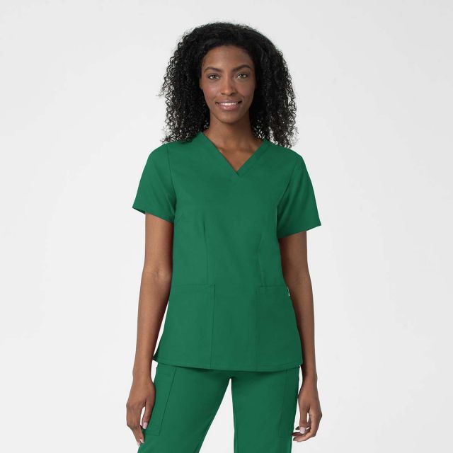 Winks Thrive Women's Fitted 3-Pocket V-Neck Scrub Top - Oversize