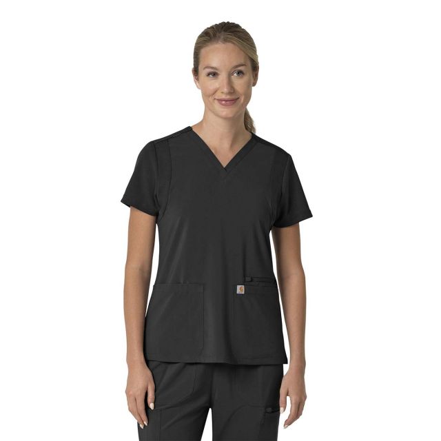 Carhartt Women's Flex Panel V-Neck Scrub Top