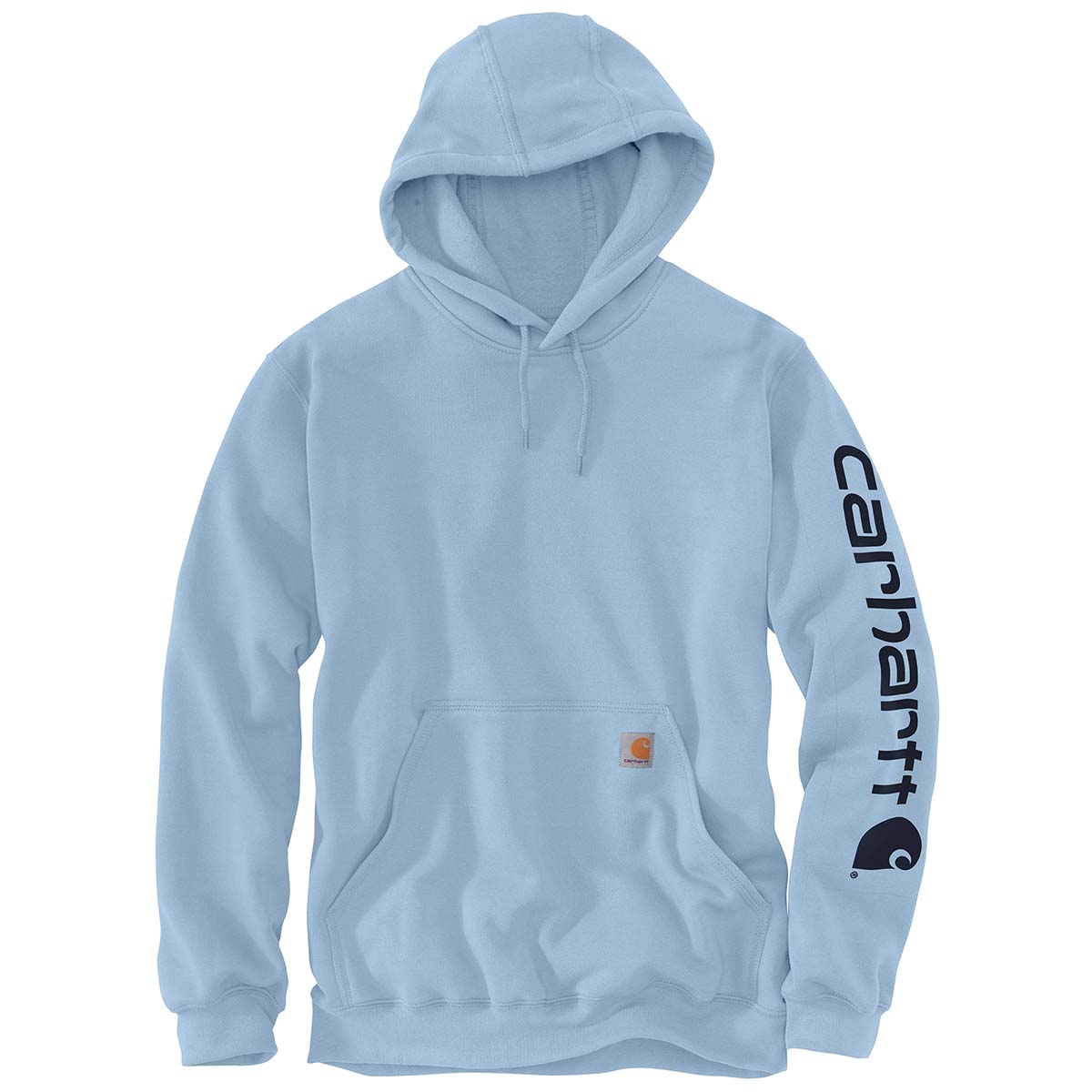 Carhartt Men's Loose Fit Midweight Logo Sleeve Graphic Hoodie