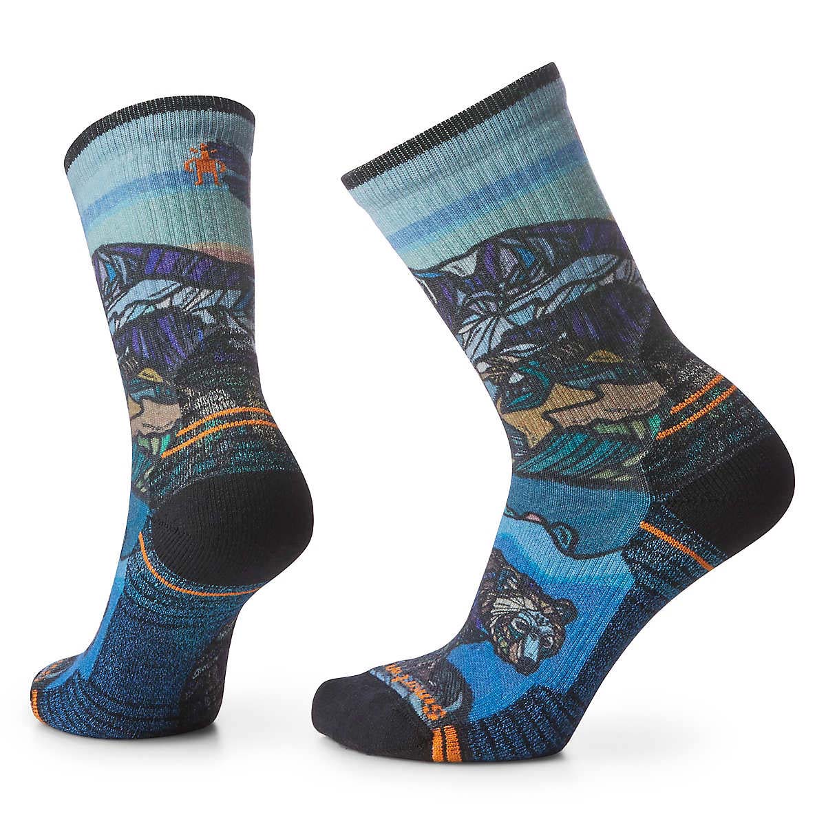 Smartwool Women's Hike Icy Range Print Crew Sock - Light Cushion