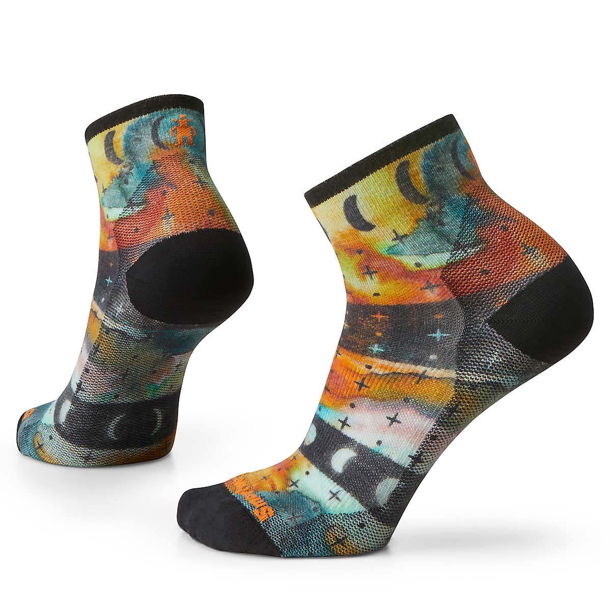 Smartwool Women's Bike Celestial Print Ankle Sock- Zero cushion