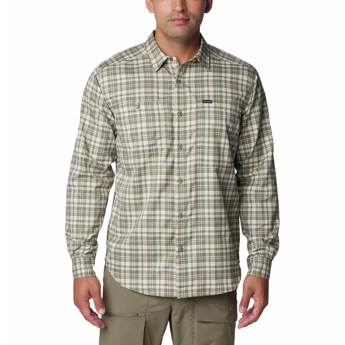 Columbia Men's Sliver Ridge&trade; Utility Lite Plaid Long Sleeve Shirt