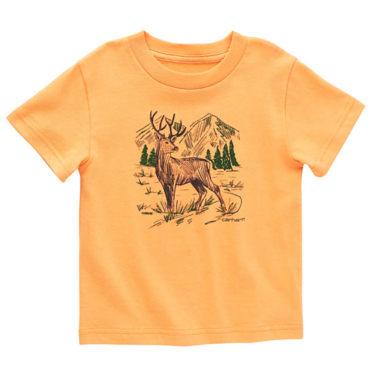 Carhartt Short Sleeve Deer T-Shirt - Tangerine