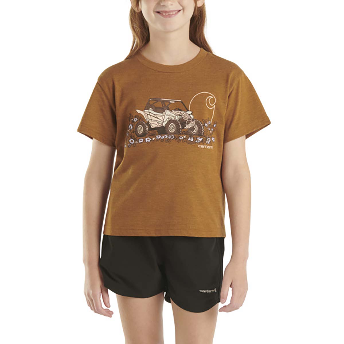 Carhartt Short Sleeve Vehicle T-Shirt - Carhartt Brown Heather