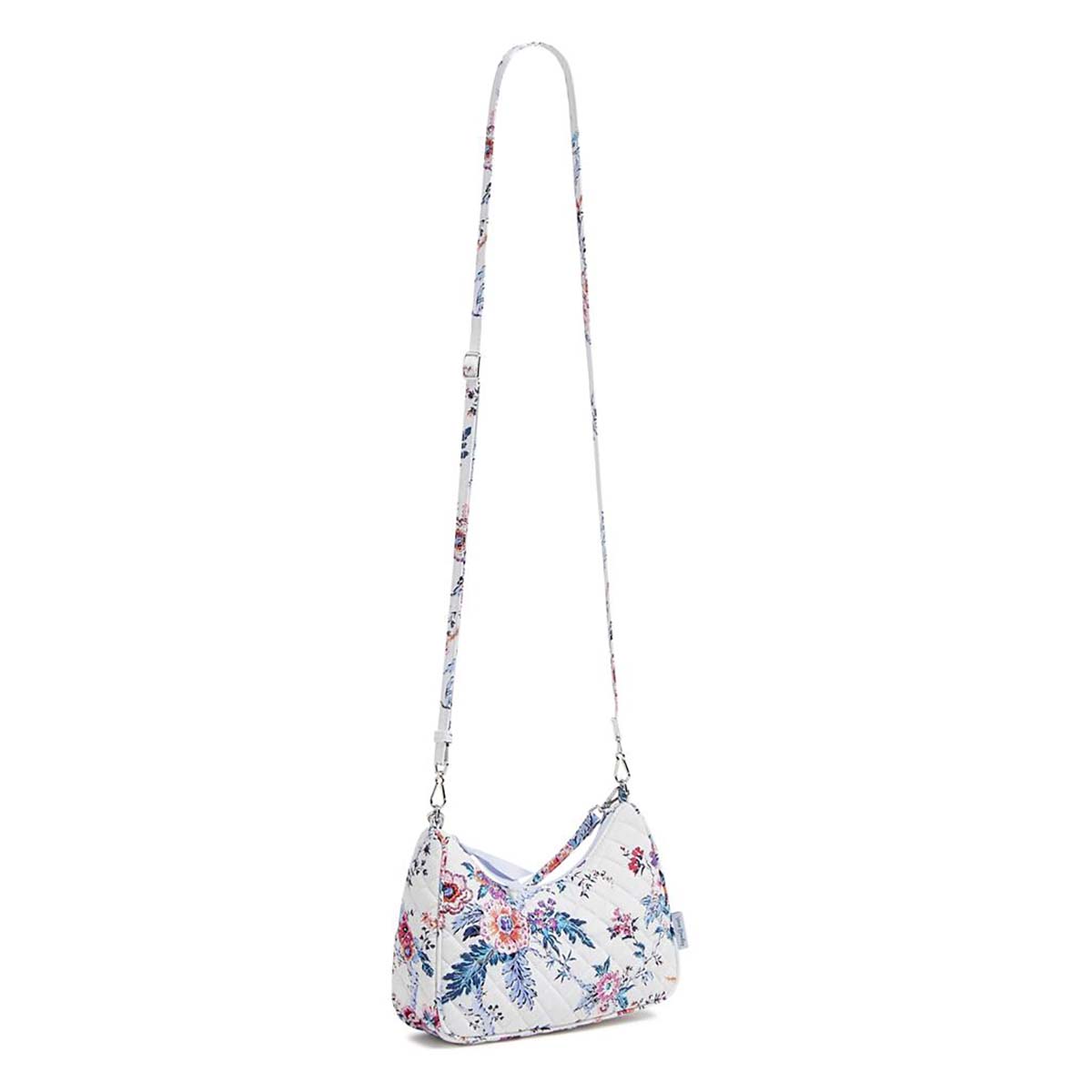Vera Bradley Frannie Mini Crescent Crossbody - Magnifique Floral
