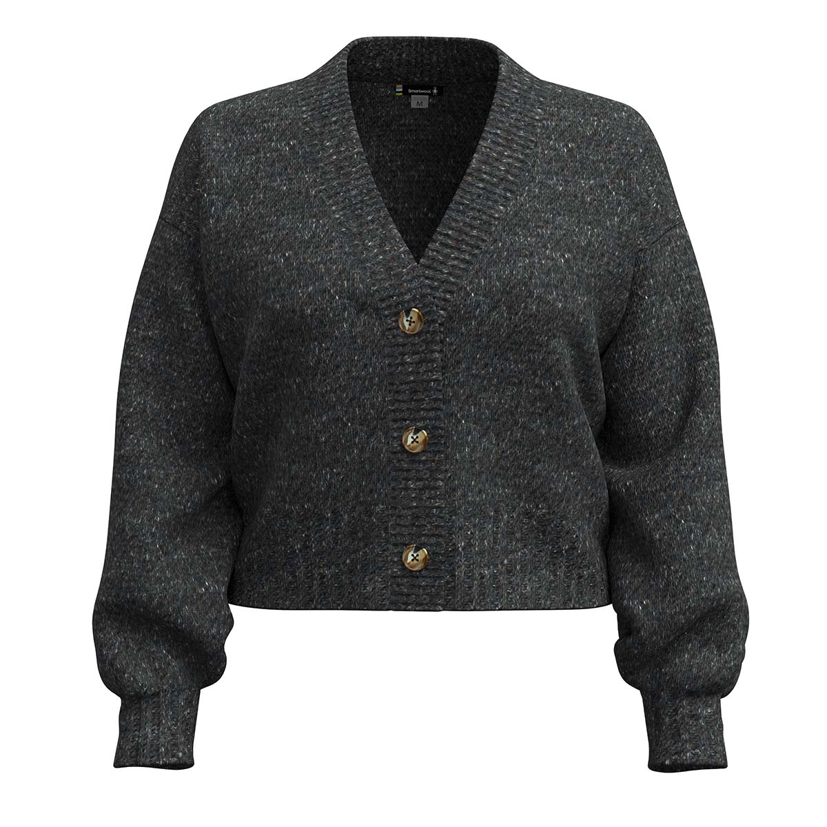 売れ筋商品|||スマートウール ニット&セーター アウター レディース Cozy Lodge Cropped Cardigan Sweater - Women's Charcoal Heather Smartwool Women's Cozy Lodge Cropped Cardigan Sweater