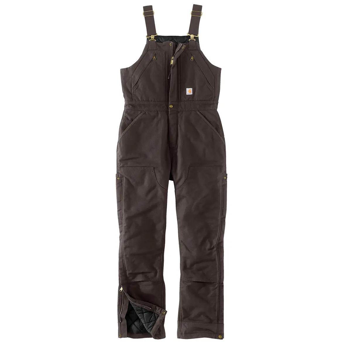 Carhartt Women's Insulated Bib Overalls-Loose Fit- Washed Duck - 4 extreme Warmth