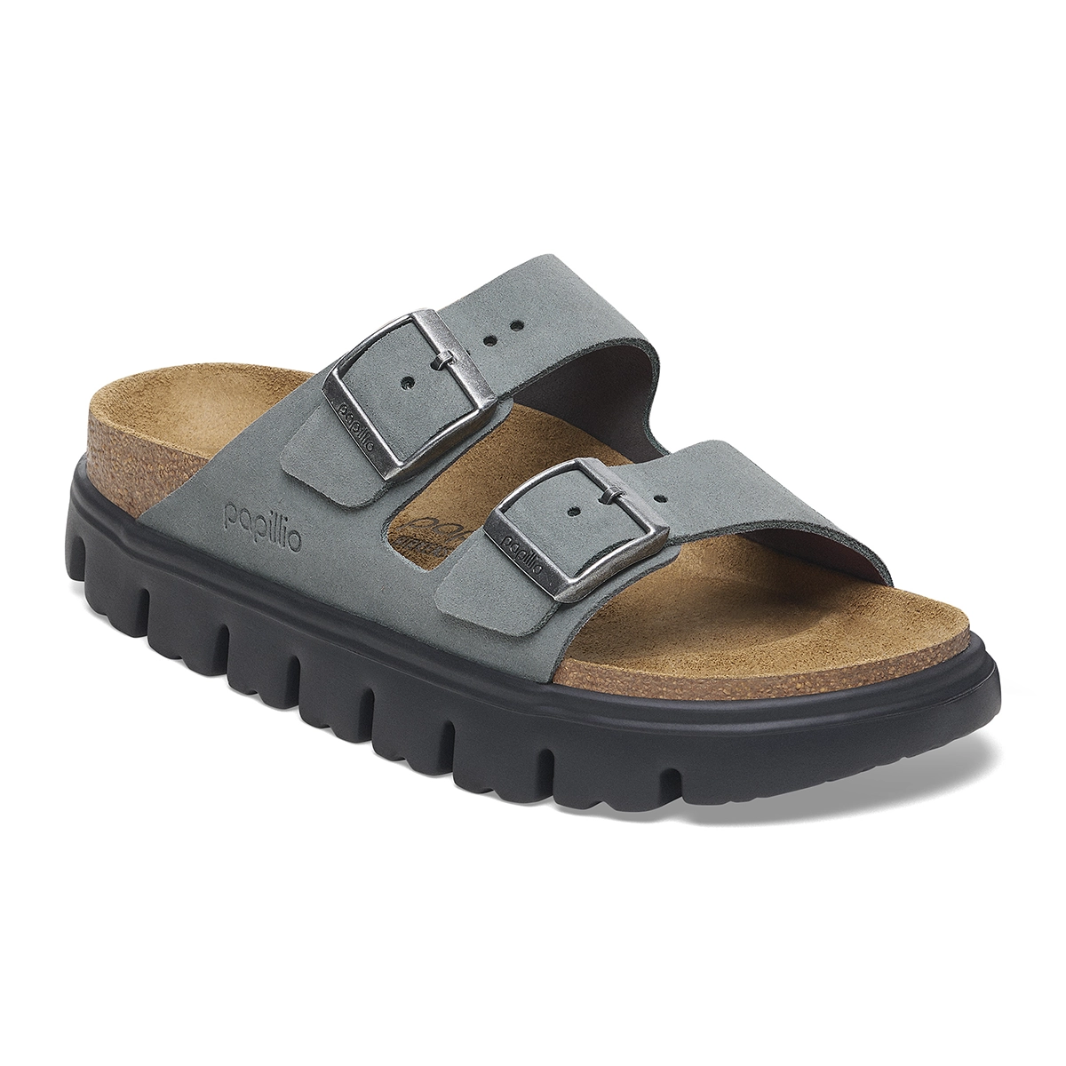 Birkenstock Women's Arizona Chunky- Basalt Gray/Black