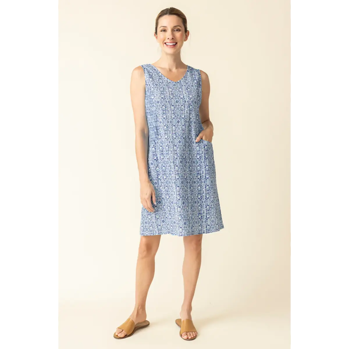 Habitat Women's Crinkle Cotton Shorefront  Dress