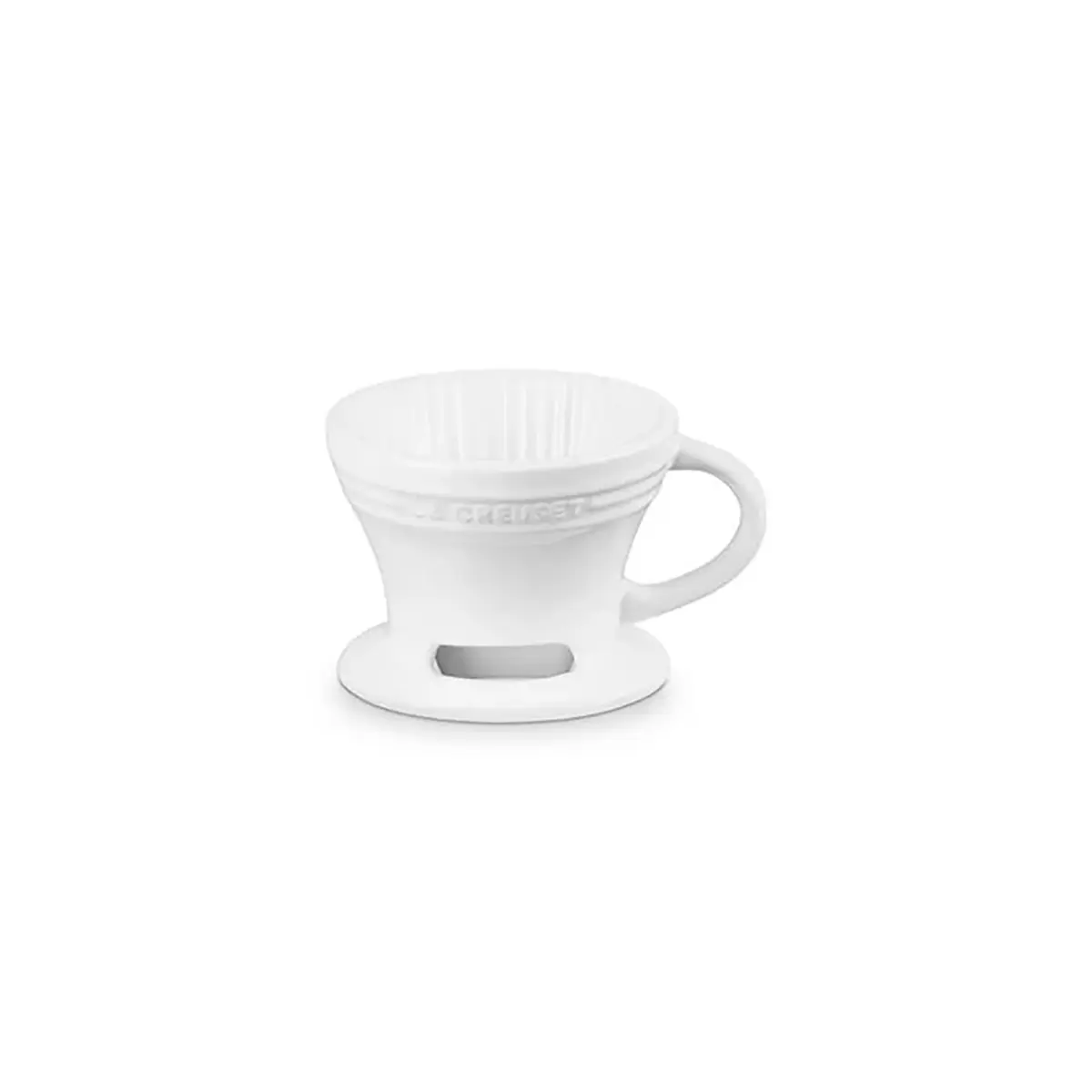 Le Creuset Pour Over Coffee Cone - White