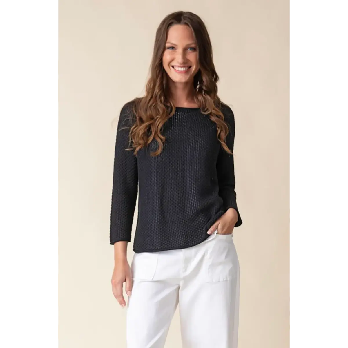 Habitat Women's Coastal Crochet Pullover