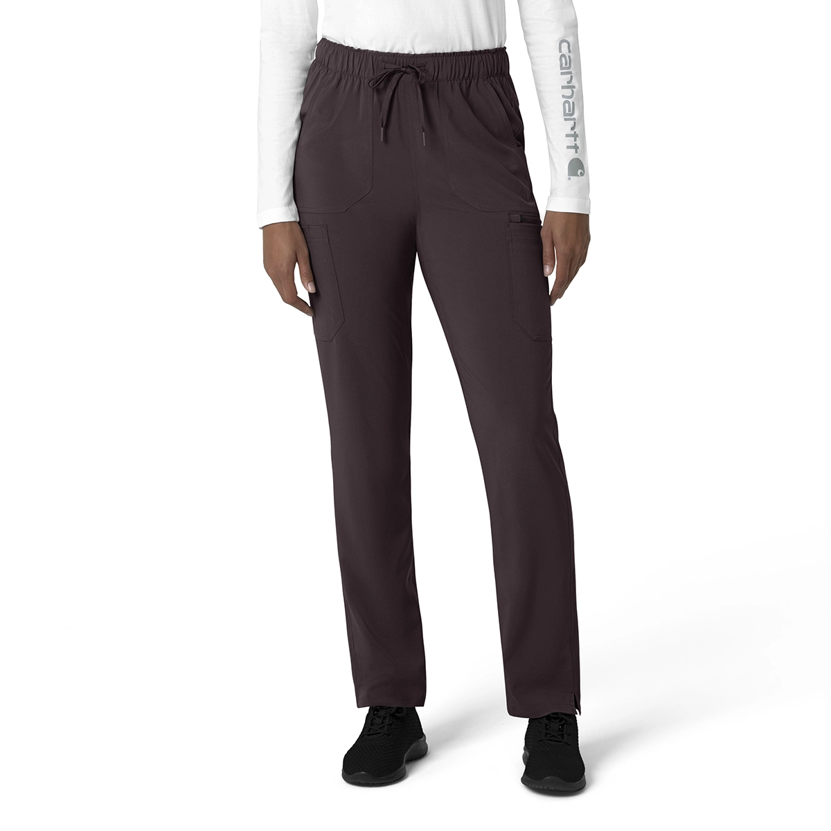 Carhartt Women's Force Cross-Flex Straight Leg Cargo Scrub Pant -Petite