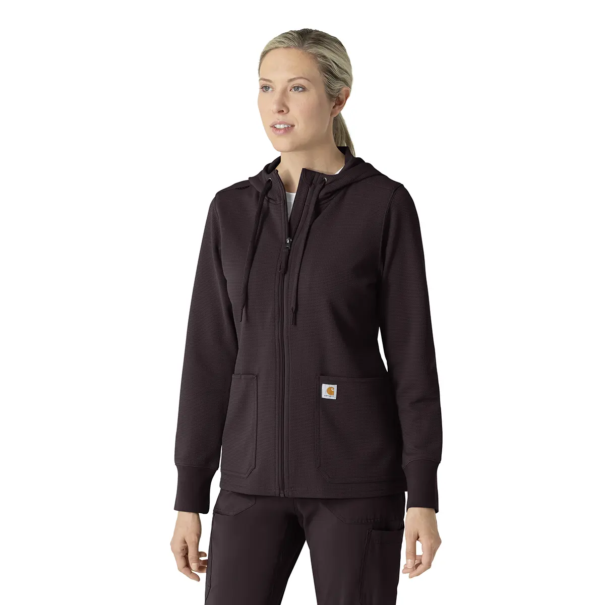 Carhartt Women's Layers Full Zip Waffle Hoodie