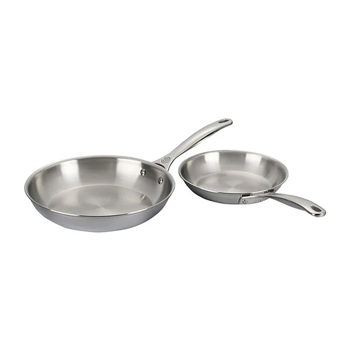 Le Creuset Signature Stainless Steel 2-Piece Fry Pan Set - 8" & 10"