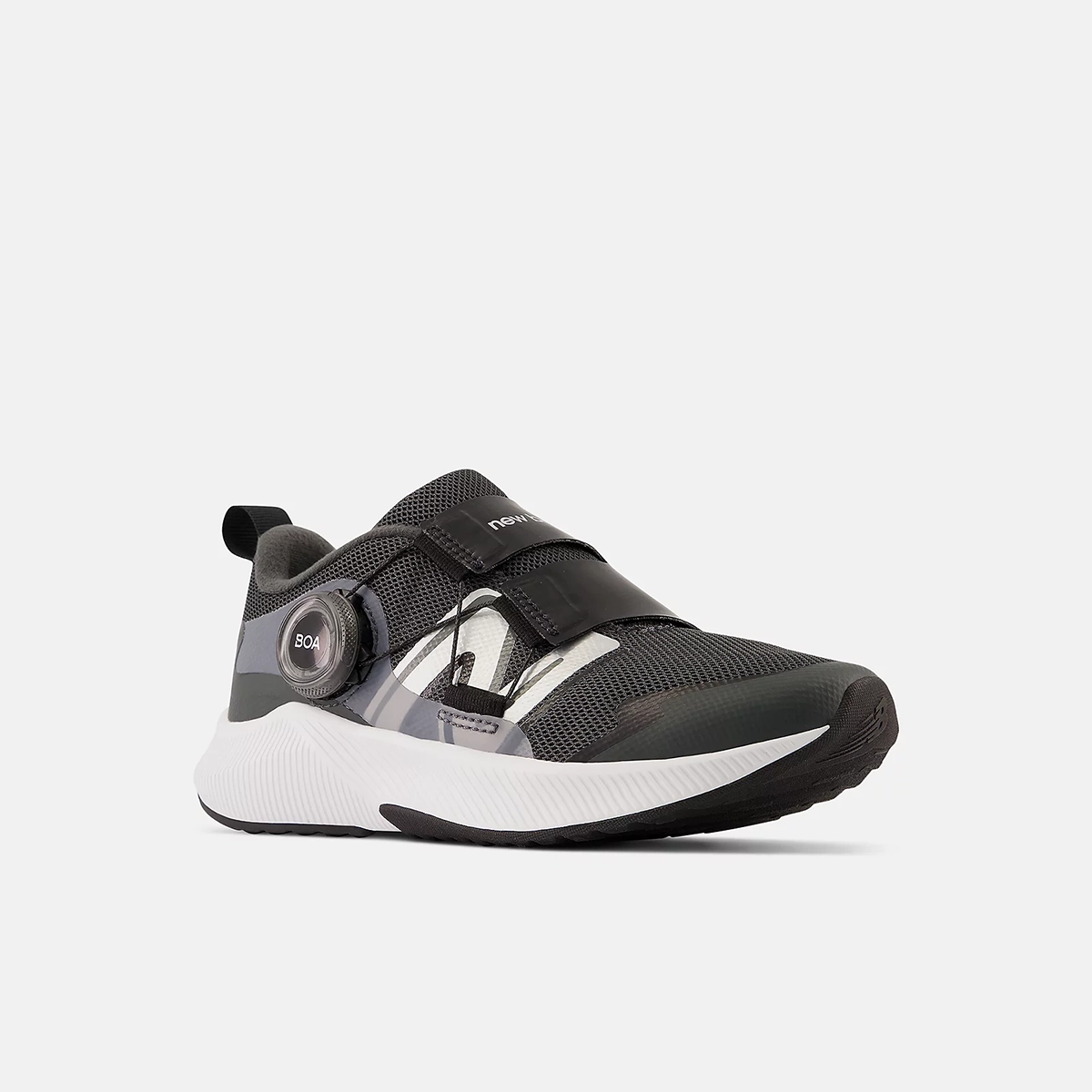 New Balance Kids' DynaSoft Reveal v4 BOA&reg; - Blacktop with Black and Silver Metallic