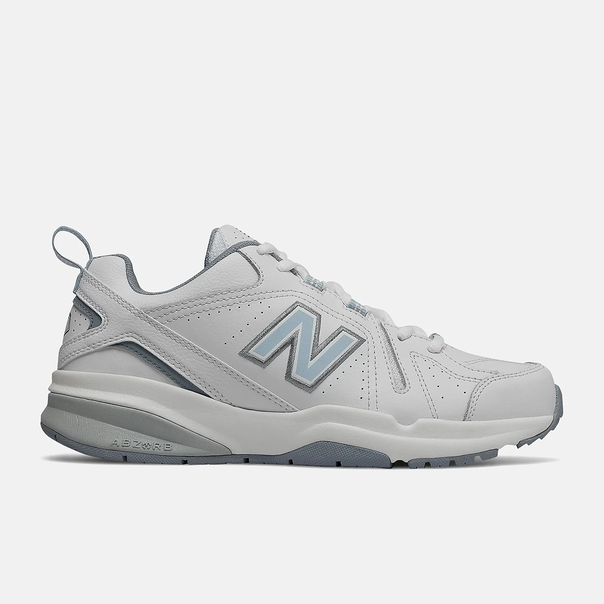 New Balance Women's WX608V5- White w/Light Blue