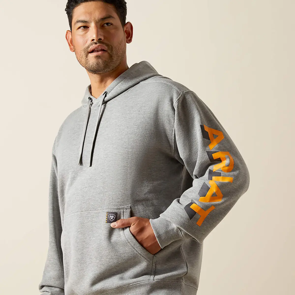 Ariat Men's Rebar Lightweight Logo Hoodie