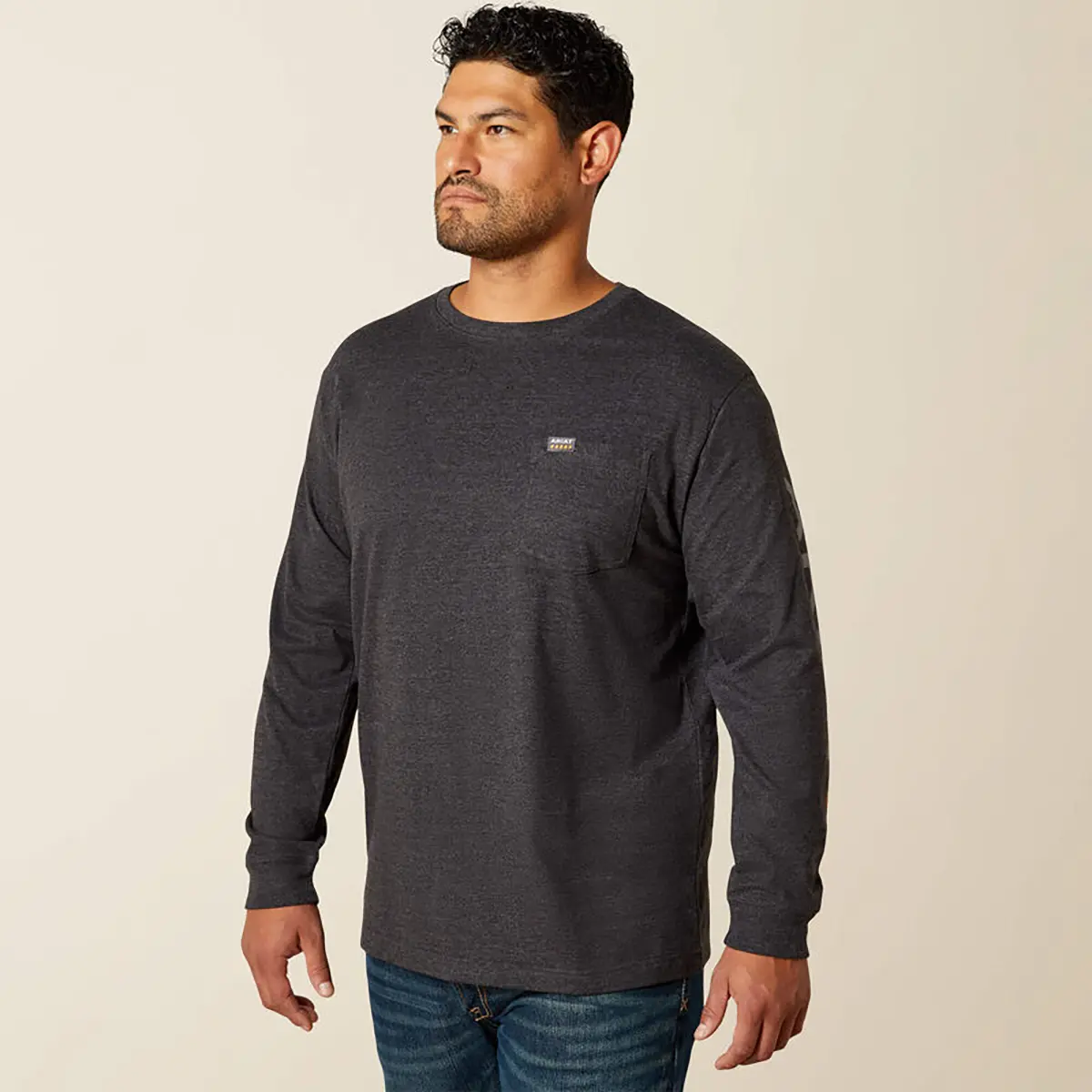 Ariat Men's Rebar Strong Standard Logo Pocket T-Shirt
