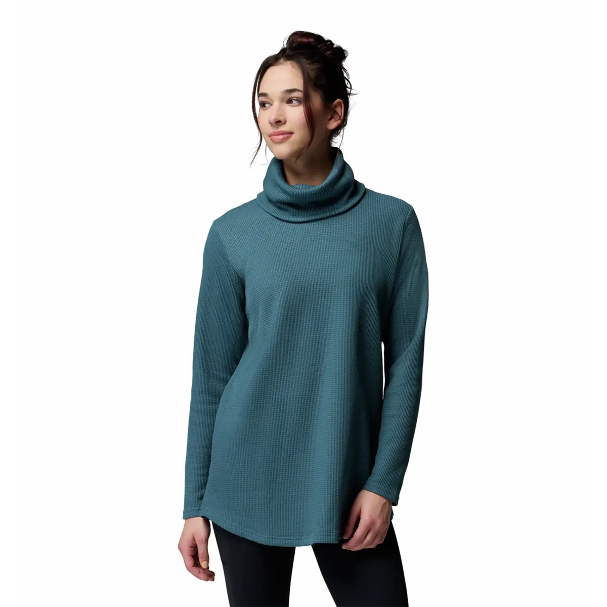 Columbia Women's Holly Hideaway&trade; Waffle Cowl Neck Pullover
