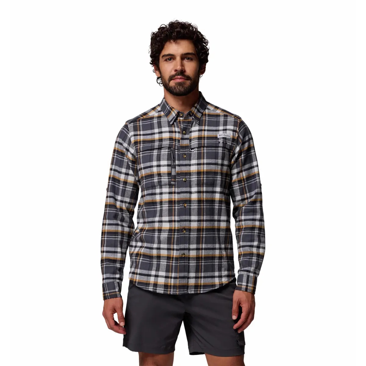 Columbia Men's PFG Wild Cast&trade Flannel Shirt