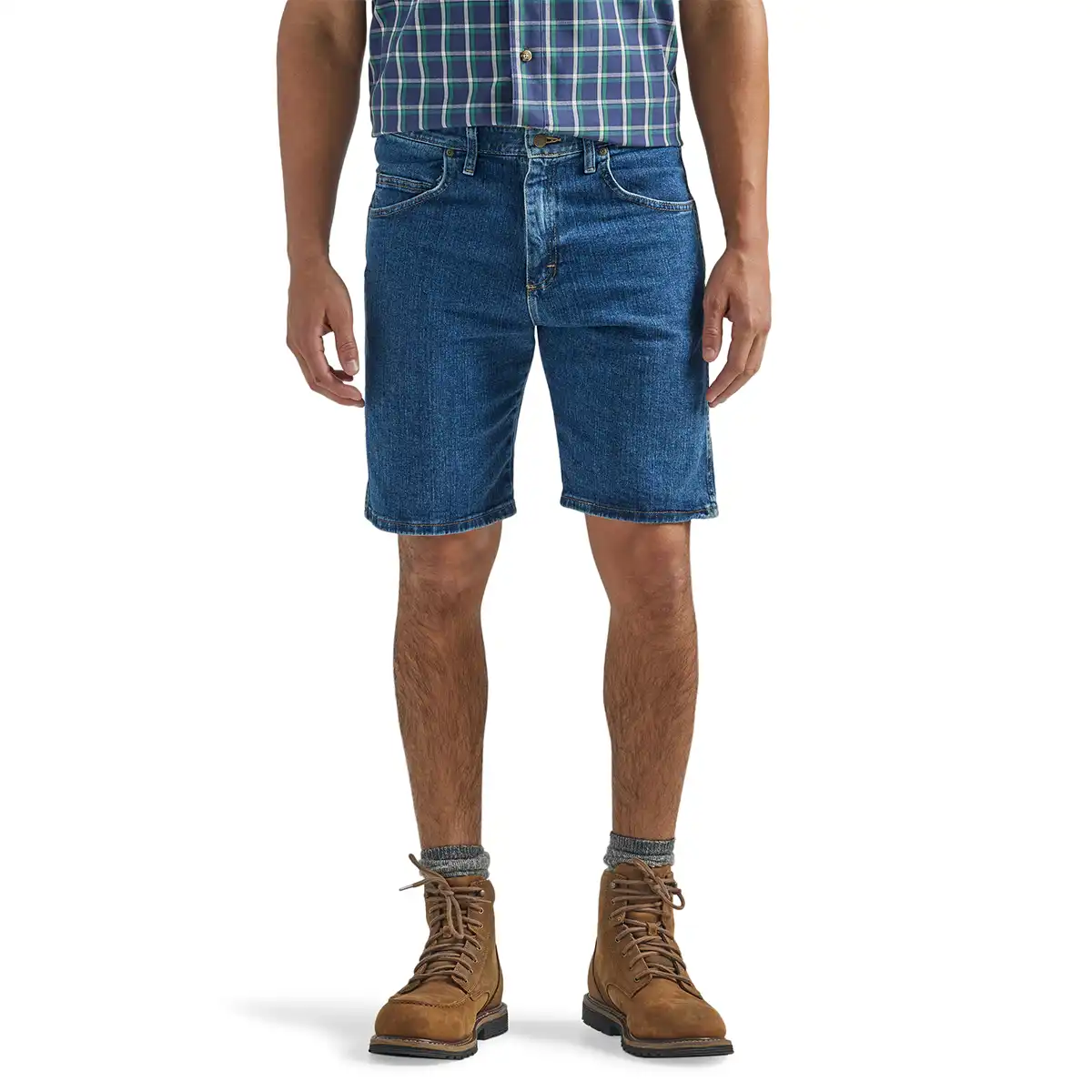 Mens Wrangler Rugged Wear PS Relaxed Fit Short in Medium Stone
