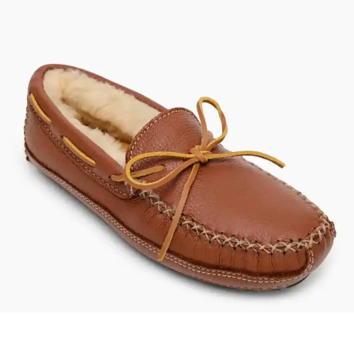 Men's Minnetonka Sheepskin Moose Slipper