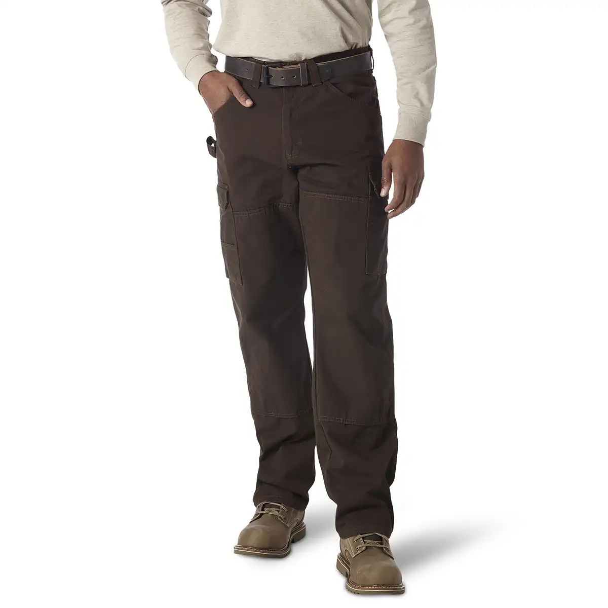 Men's Wrangler RIGGS Workwear Ripstop Ranger Cargo Pant - Dark Brown