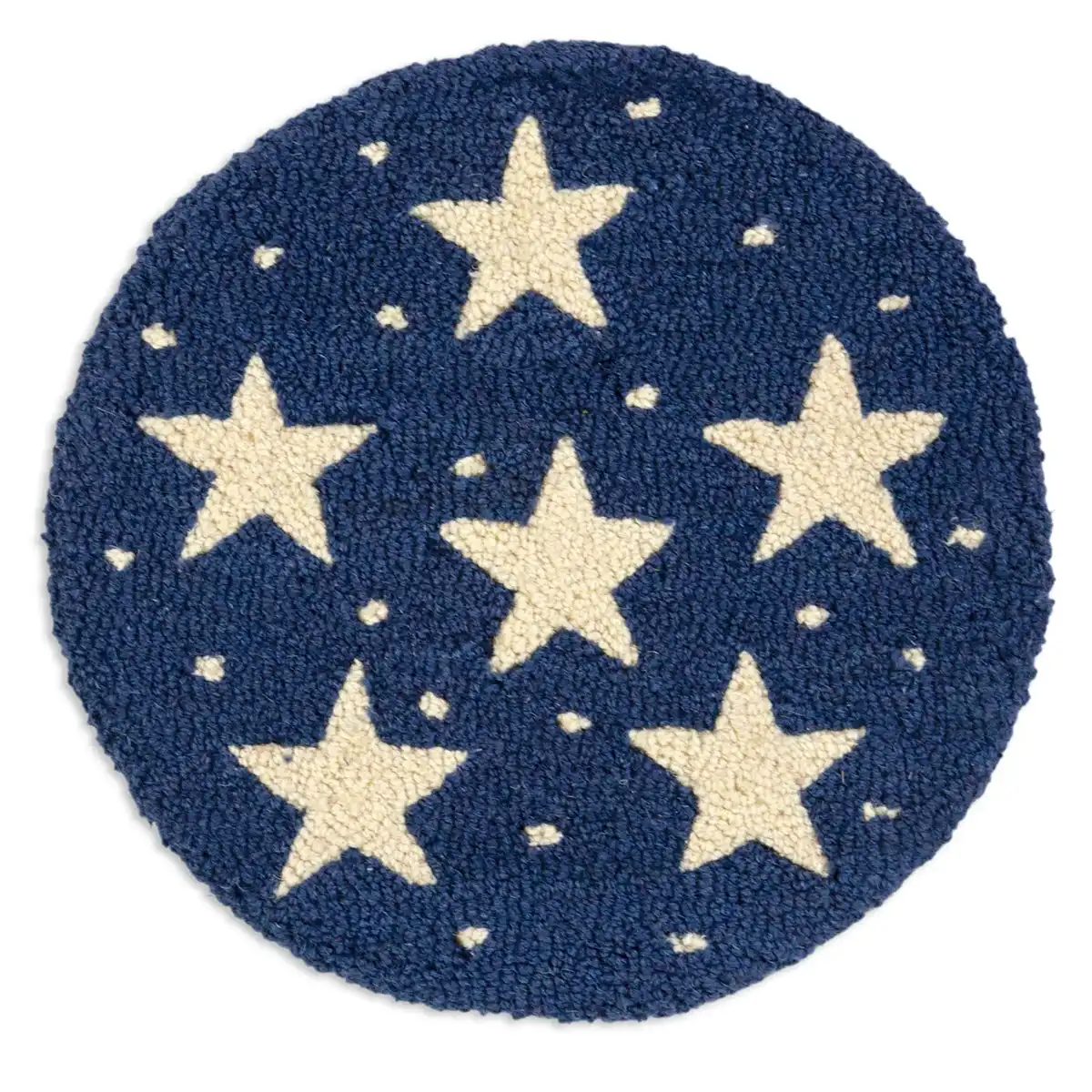 Midnight Stars - 14" Round Chair Pad
