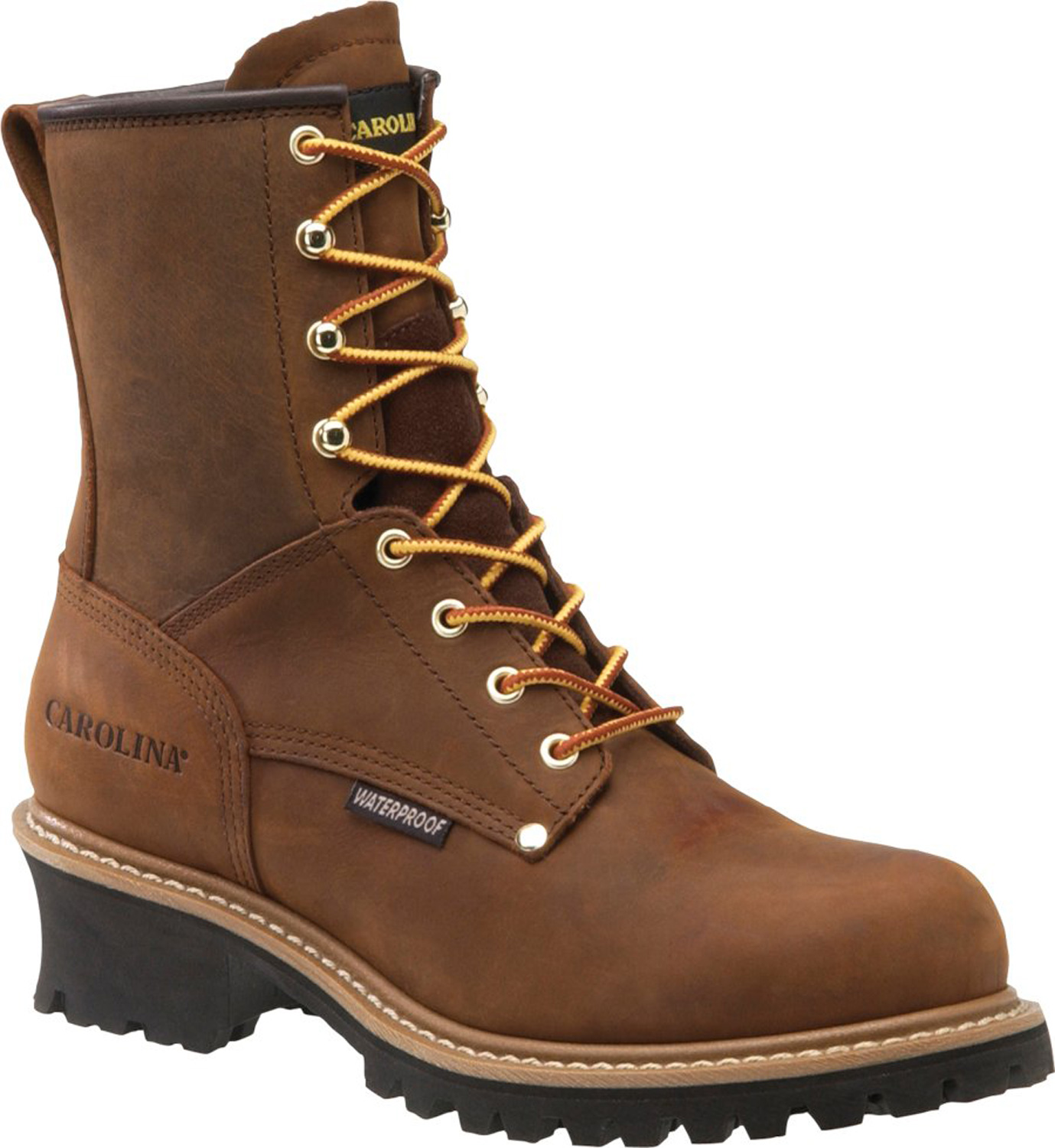 Carolina Men's 8" Steel Toe Waterproof Logger CA9821