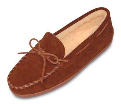 minnetonka pile lined hardsole men's