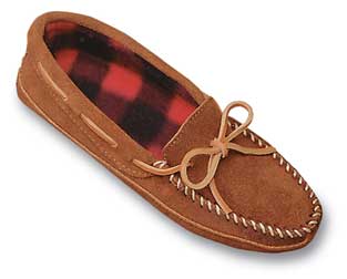 Minnetonka Men's Double Bottom Fleece Pile Lined Slippers 773